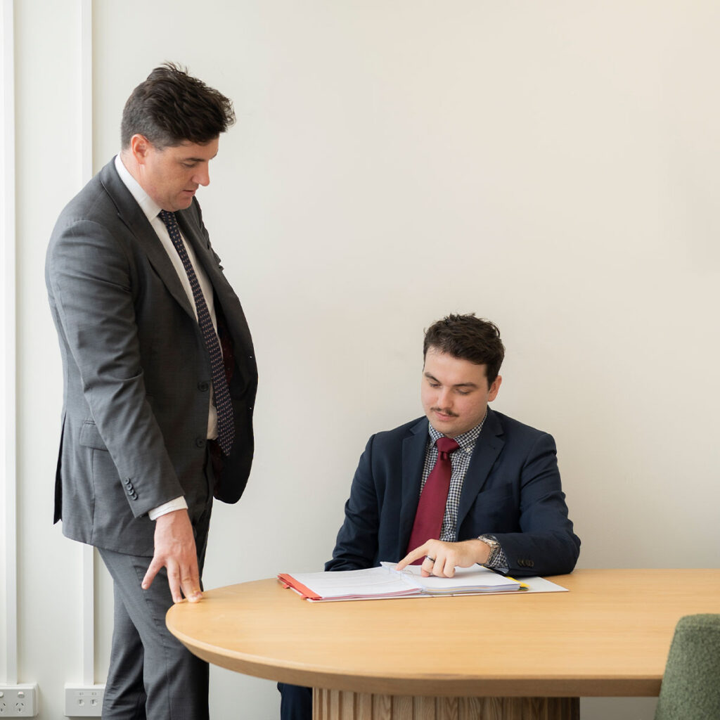 gabe and samuel having meeting